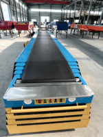 Convoyeur à bande télescopique à vitesse variable, longueur personnalisable, extensible, pour le chargement de camions dans les entrepôts e-commerce