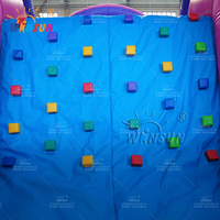 WINSUN Nouveau parcours d'obstacles gonflable commercial, parcours d'obstacles intérieur, équipement de parcours d'obstacles gonflable personnalisé, jeu de course de parcours d'obstacles