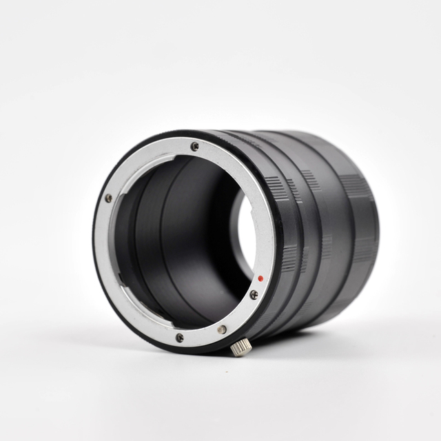Macro Extension Tube Set, Manual Focusing OM 4/3 Lens Close-up Adapter Rings for Olympus OM-D E-M5 Mark II Mirrorless Camera