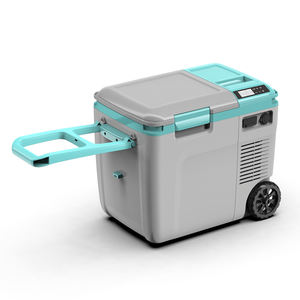 自動車用冷蔵庫AC/DCコンプレッサー冷凍庫HT18デュアルゾーン取り外し可能バッテリー20LプラスチックRV - Product Image 4