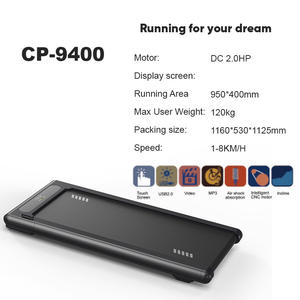 Fabrika toptan ev 2.0HP LED ekran kapalı koşu bandı titreşim yürüyüş pedi elektrikli koşu bandı - Product Image 2