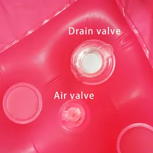 พีวีซีพองพลาสติกสีชมพูแบบพกพา Intex เหนือพื้นดินสระว่ายน้ำกลางแจ้งสำหรับเด็กครอบครัวอาบน้ำสันทนาการ