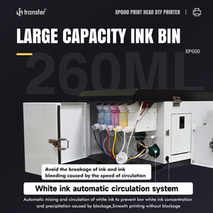 A3 White Ink Circulation System Roll Film DTF Printer PET Press Garment Textiles Heat <strong>Transfer</strong> XP600 DTF Printers - Product Image 6