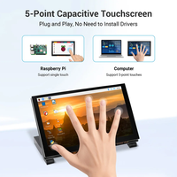 Layar Sentuh HD 5 inci-D 1024*600 IPS Kompatibel dengan Raspberry Pi/BB Black, Dll