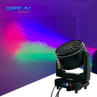 Projecteur de scène professionnel Big Bee Eye Wash 37x40W à tête mobile avec bande LED pleine couleur 4-en-1 RGBW et zoom pour DJ et concerts