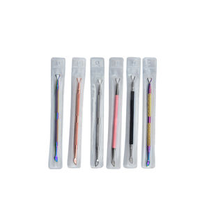Professional Stainless Steel Dual-End <b>Nail</b> <b>Cuticle</b> <b>Pusher</b> for Removing Dead Skin and <b>Cuticle</b> - Product Image 1