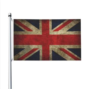 Bandera del Reino Unido 3x5 pies, poliéster 100D, con dos ojales metálicos, resistente a la decoloración, colores vivos, del condado de Staffordshire, Inglaterra - Product Image 1