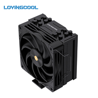 LOVINGCOOL Air Cooler Fan 120mm ARGB PWM Tower 6 Heat Pipe Mirror Temp Screen Ready Ship Wholesale OEM Intel AMD Gaming Desktop