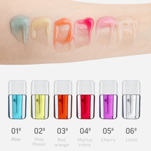 Huile à lèvres hydratante de haute qualité, brillante, scintillante, au goût fruité, imperméable, longue tenue, naturelle, végane, gloss à lèvres - Product Image 3