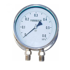 Manomètre sismique haute précision en acier inoxydable rempli d'huile - Product Image 1