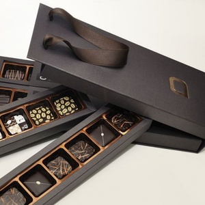 Strawberry Chocolate Bar Packaging <b>Gift</b> Paper <b>Box</b> With Dividers <b>Empty</b> Food Grade Magnetic Chocolate <b>Box</b> With EVA Insert - Product Image 6