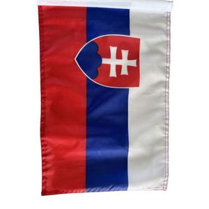Bandera de Coche de Eslovaquia Portátil, Impermeable, de Poliéster, con Impresión Digital Personalizada al por Mayor, con Asta y Clips - Product Image 2