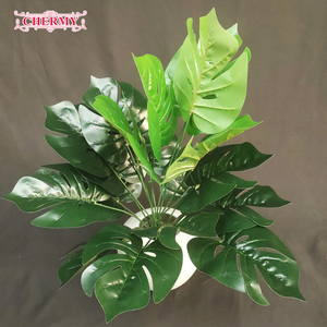 Muestra gratis hojas artificiales Tortuga Verde <span class=keywords><strong>Hoja</strong></span> hogar decorativo falso <span class=keywords><strong>de</strong></span> <span class=keywords><strong>hoja</strong></span> <span class=keywords><strong>de</strong></span> Monstera - Product Image 4