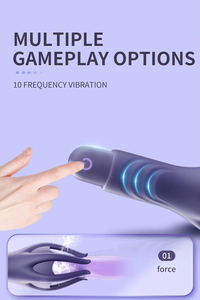 A Simulation tentacle glans massager penile adjustment training massager with 10 frequencies <b>vibrating</b> - Product Image 6