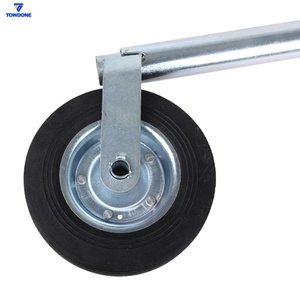 <span class=keywords><strong>Rueda</strong></span> <span class=keywords><strong>Jockey</strong></span> de <span class=keywords><strong>48mm</strong></span> con aprobación CE de TOWDONE | <span class=keywords><strong>Rueda</strong></span> de gato de remolque sólida chapada en zinc de 200x50mm | Piezas de remolque resistentes de capacidad de 150kg - Product Image 3