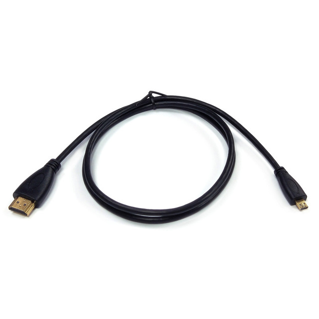 MicroHDMI to HDMI Cable to Micro HDMI Cable a to D4k Camera, Tablet, Notebook, High-definition Conversion Cable