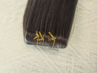 Extensions de cheveux naturels à bandes invisibles, double épaisseur, Remy, trame à bandes, bandes fines sans couture, 24, 26, 28 pouces, vente en gros pour salons