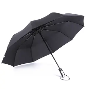 OVIDA hochwertiger vollautomatischer 3-faltiger individueller Regenschirm kein Minimum moderner Regenschirm