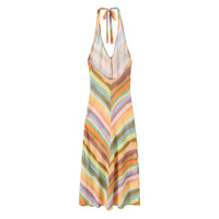 Robe longue rayée dos nu tendance et sexy pour femme, nouvelle collection été 2026 - 7937139