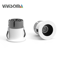 MN30017 Plafonnier LED moderne pour pièce ultra-petite Angle de faisceau étroit de 5 degrés 1W 10W Aluminium coupé étoile de plafond de 5 degrés