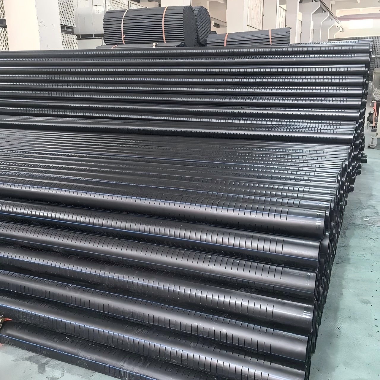 Заводская цена, труба HDPE, обсадная труба для водяных скважин, новый материал, Резьбовая труба с прорезями