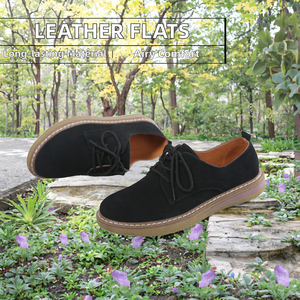 Flats Espadrilles for Women <b>Men</b> Genuine Leather Upper Solid Breathable <b>Slip</b>-<b>On</b> Harajuku Loafers Embroidery Spring Summer Winter - Product Image 2