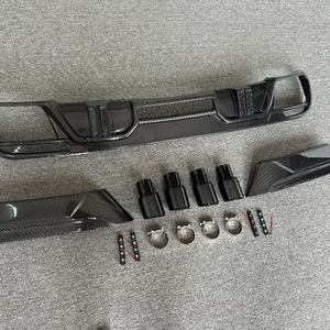 2019 + per <span class=keywords><strong>BMW</strong></span> X6M F96 LD stile diffusore posteriore in fibra di carbonio nuovo diffusore di luci a labbro posteriore Splitter Kit corpo Spoiler per <span class=keywords><strong>BMW</strong></span> X6M - Product Image 4