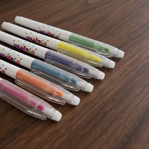 Ensemble de surligneurs effaçables personnalisés Honyal avec logo YG-1, encre thermosensible, OEM, cadeau d'entreprise - Product Image 5