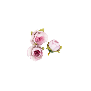 ILAN Fiori Artificiali Rose 2,5cm 3 Pezzi Fiori Decorativi per Artigianato - Product Image 1