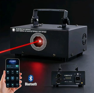 Luz Láser de Escenario Mini de 2W RGB a Todo Color con Animación <span class=keywords><strong>3D</strong></span> y Escáner de 20K para KTV y Bodas, Control por Aplicación Móvil - Product Image 4