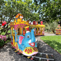 Train de loisir électrique pour enfants, perdre du temps, boucles avec rail