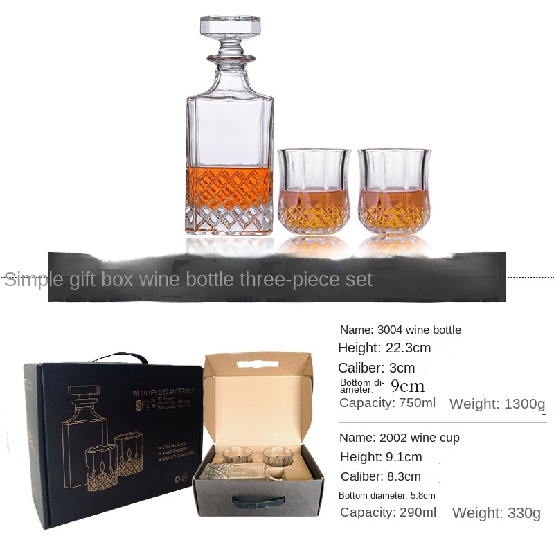 Type C 1 bouteille de vin 2 tasses