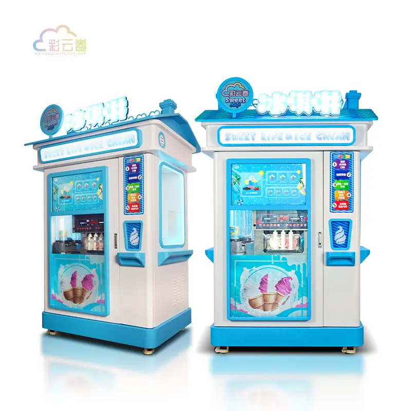 Caiyunjuan Máquina de venda automática de sorvete Fábrica de máquinas de venda automática de sorvete