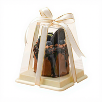 Boîte cadeau pour desserts en matériau PP personnalisable, haut de gamme, écologique, recyclable, marque Cholyn, modèle CLP-PSO-F101, épaisseur 0,3 mm, imprimable