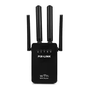 Đen 2.4G không dây Wifi Repeater 300Mbps Router Wifi Booster Home Wifi dài phạm vi Extender Wi-Fi khuếch đại tín hiệu lặp lại