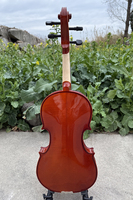 Sinomusik Pulvérisation Rouge Brun Tout Viola Solide 14-16 "Taille Instrument à Cordes de Haute Qualité Étiquette Personnalisée à Prix Pas Cher d'Usine