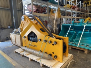 Martillo Hidráulico para Excavadora, Accesorio de Demolición con Motor, Venta Directa de Fábrica - Product Image 1