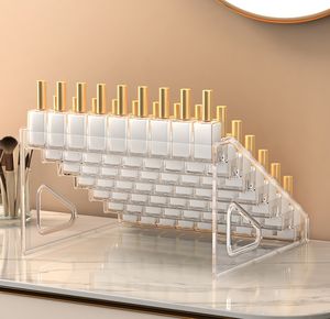 ชั้นวางโชว์พลาสติกใส3-7ชั้นสำหรับน้ำยาทาเล็บอะคริลิกและน้ำมันหอมระเหย-เหมาะสำหรับเก็บเครื่องสำอาง - Product Image 4
