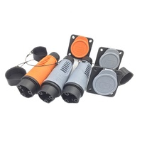 גולף עגלת מטען YEEDA Y30/Y60 מטען & שקע DC24V-72V AC110V-220V 16A 32A תקע ושקע