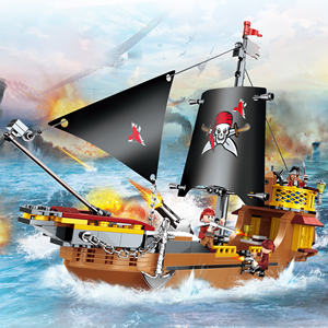 COGO 318 pièces, modèle <span class=keywords><strong>de</strong></span> bateau pirate, jouets éducatifs pour enfants, blocs <span class=keywords><strong>de</strong></span> construction - Product Image 6