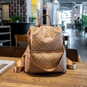 डिजाइनर Backpacks प्रसिद्ध ब्रांडों के चमड़े के बैग देवियों आउटडोर फैशन बैग