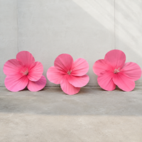 Roze Bloemenstandaard Set Reuze Papieren Kunstbloemen Bruiloft Evenement Decoratie Commerciële Bloemendisplay Winkelruit Display