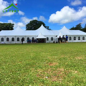 Tentes de mariage de <span class=keywords><strong>luxe</strong></span>, grandes, permanentes, imperméables, ignifuges, en aluminium et PVC, pour 1000 personnes, cérémonies et expositions, toutes saisons - Product Image 6