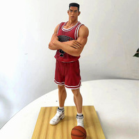 30CM Anime Figur Japanischer Comic Slam Dunk Modell PVC Anime Figur Sakuragi Hanamichi Rukawa Kaede Anime Statue