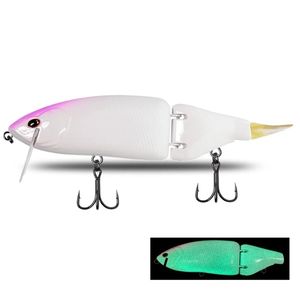 Leurre Artificiel Rigide Articulé en ABS avec Hameçons et Yeux 3D Imprimés, Leurre de Surface pour la <span class=keywords><strong>Pêche</strong></span> au Bar, aux Poissons d'Eau Douce et en Mer depuis Bateau - Product Image 3