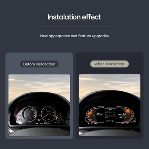 Pour BMW Série 1 E87 2004-2011, écran LCD du tableau de bord de la voiture, 2010-2017, groupe d'instruments numériques, système Linux - Product Image 2