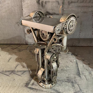 Table de <span class=keywords><strong>bar</strong></span> en fer de style steampunk rétro, sculpture métallique, décoration vintage de haute qualité <span class=keywords><strong>pour</strong></span> salon de tatouage, café, restaurant - Product Image 4