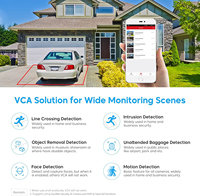 Système de caméra de sécurité IP CCTV 4COVR à 64 canaux, 48X 5MP, vision nocturne extérieure, IA, surveillance domestique et professionnelle, kit NVR, disque dur 16 To