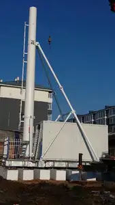 Алюминиевая телескопическая башня связи, телекоммуникационная монополь/мачта