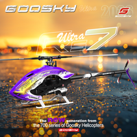 GOOSKY RS7 Ultra 700 Class 3D Flybarless Elektro-RC-Helikopter-Bausatz Grün/Orange/Lila Flugrahmen ohne Rotorblätter